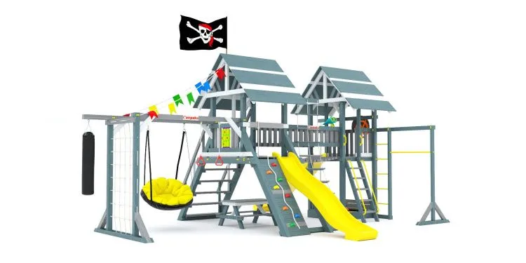 Детская площадка Савушка Люкс 9 COMFORT (Индиго)