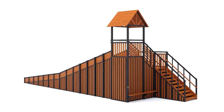 Зимняя горка Савушка Зима 14/1 (Black Edition) с кладовой