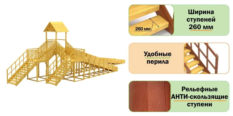 Зимняя горка Савушка Зима Wood 9/4 Зимняя горка Савушка Зима Wood 9/4