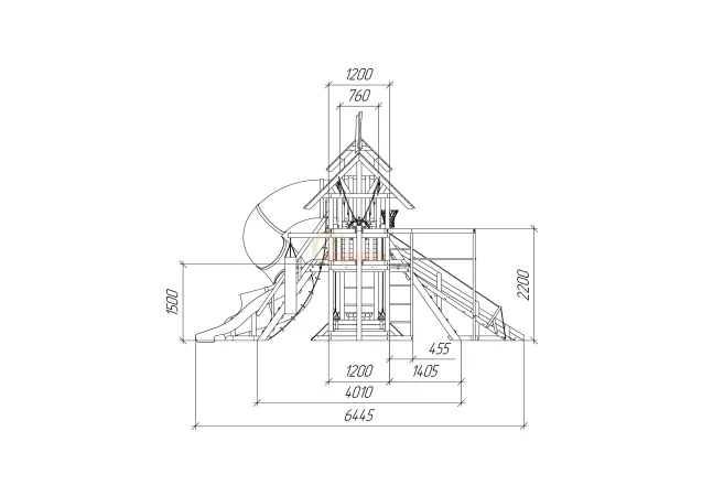 Детская площадка Савушка Люкс 1