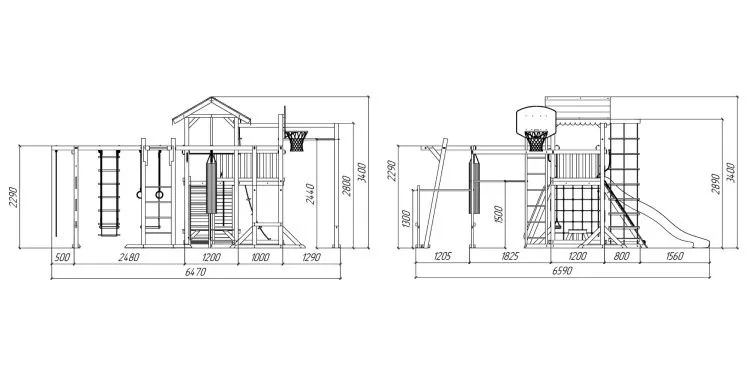 Детская площадка Савушка Семейная COMFORT
