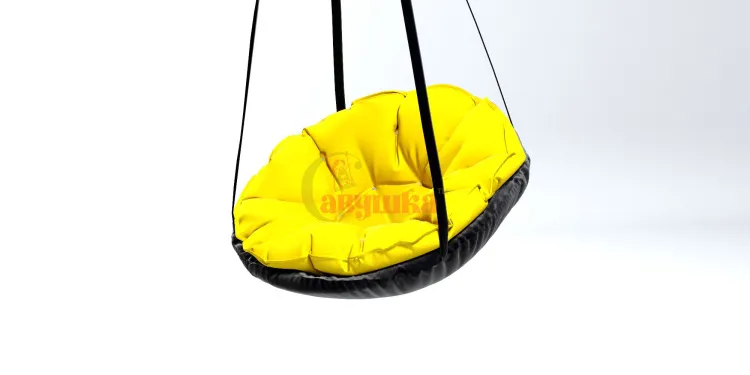 Подвесное кресло Papa-Sav желтое (замена качелей Лодочка)