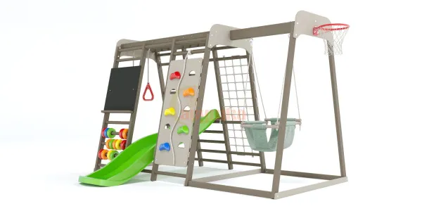 Детская игровая площадка Савушка Непоседа 9 shiitake