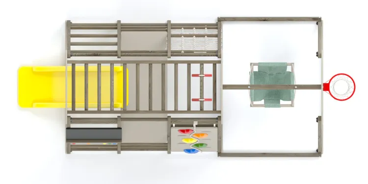 Детская игровая площадка Савушка Непоседа 8 shiitake