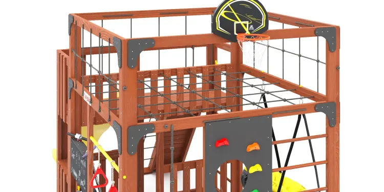 Детская площадка Савушка КУБ-3 (Махагон)