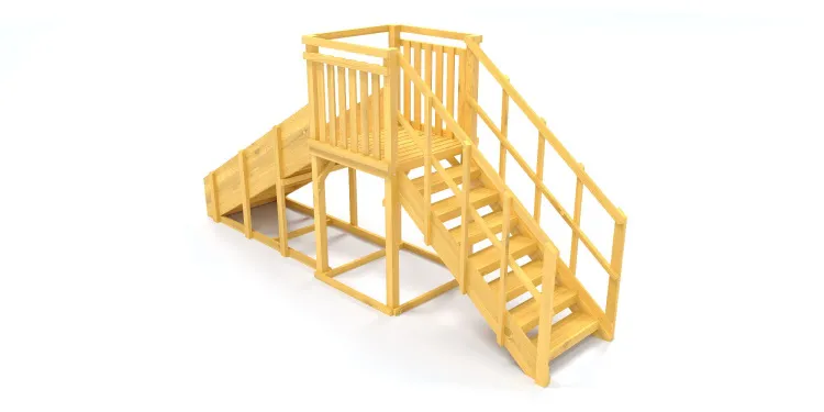 Зимняя горка Савушка Зима Wood 2 (скат 3м)