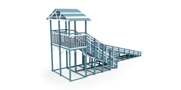 Зимняя горка Савушка Зима 8/1 (Серый Индиго)