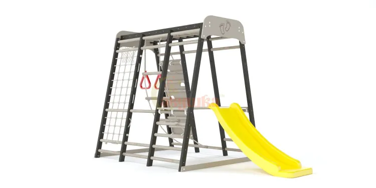 Детская игровая площадка Савушка Непоседа 2 nero-cappucino