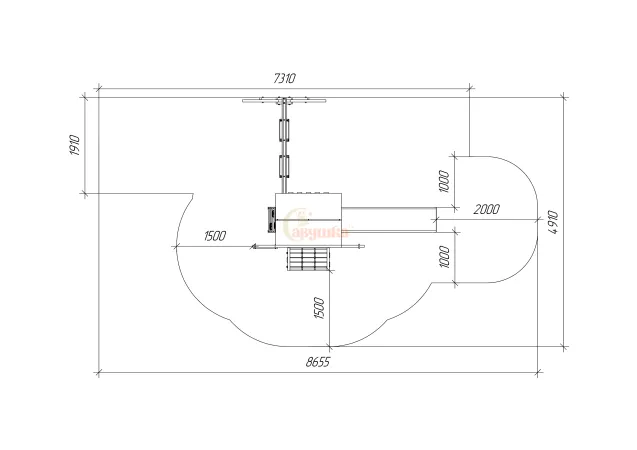 Детская площадка Савушка TooSun (Тусун) 7