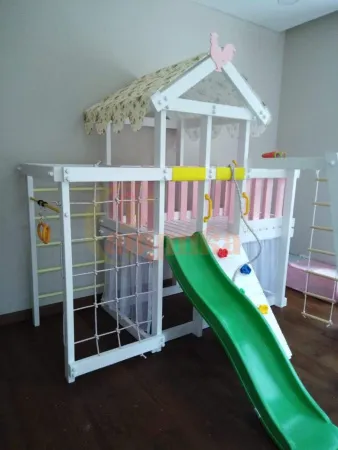 Игровой комплекс Савушка Baby 4 розовый