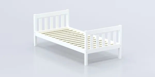 Кровать Савушка-05, 1-ярусная, 90х200, WHITE (белый) Кровать Савушка-05, 1-ярусная, 90х200, WHITE (белый)