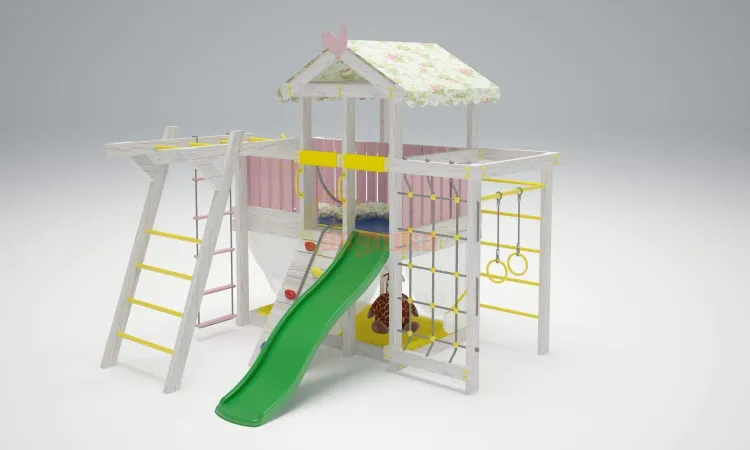 Игровой комплекс Савушка Baby 4 розовый