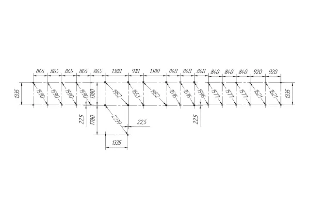 Зимняя горка Савушка Зима Wood 7/4
