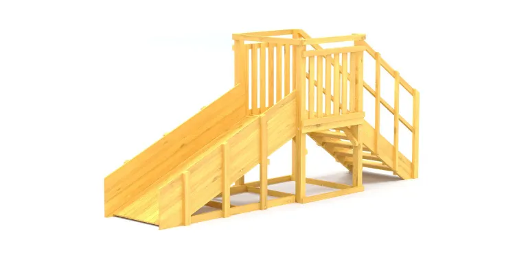Зимняя горка Савушка Зима Wood 1