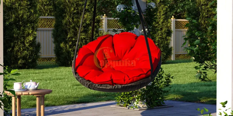 Подвесное кресло Papa-Sav красное (замена качелей Лодочка)