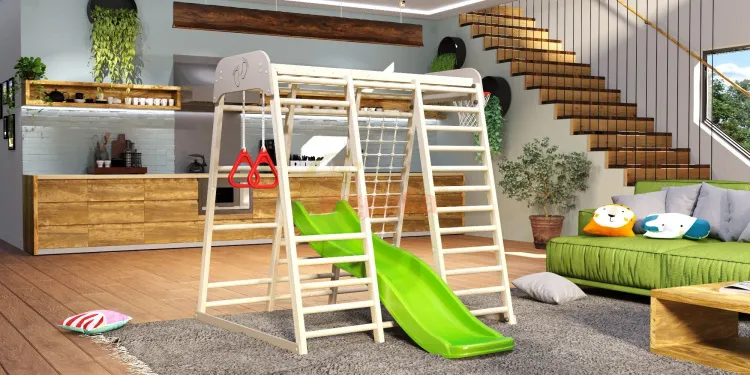 Детская игровая площадка Савушка Непоседа 1 oak