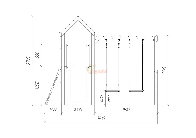 Детская площадка Савушка TooSun (Тусун) 7