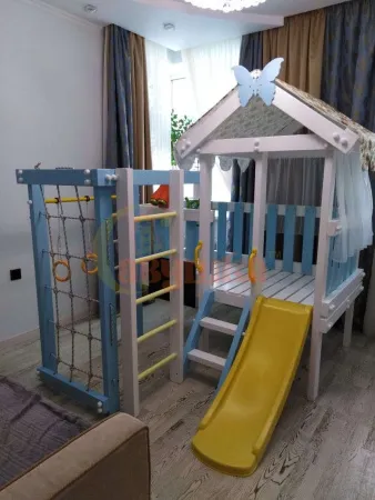 Игровой комплекс Савушка Baby 1 голубой