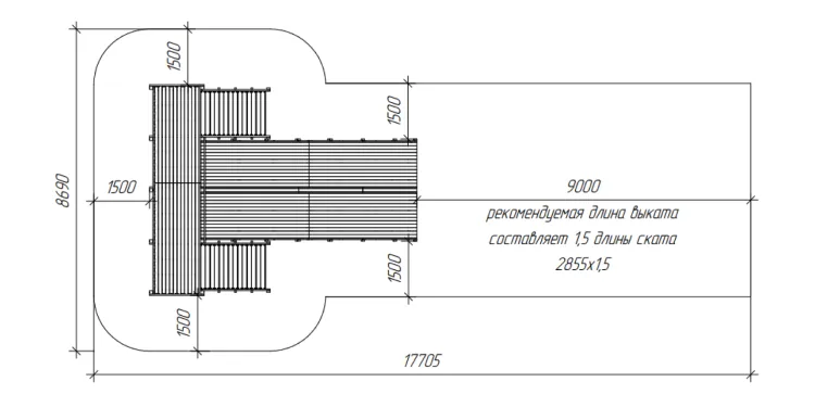Зимняя горка Савушка Зима 4/1