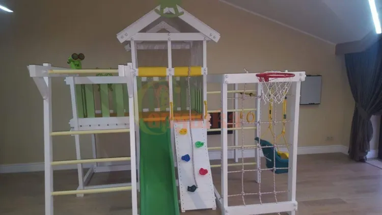 Игровой комплекс Савушка Baby 5 оливковый