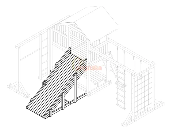 Скат зимний заливной Савушка 3 метра Скат зимний заливной Савушка 3 метра