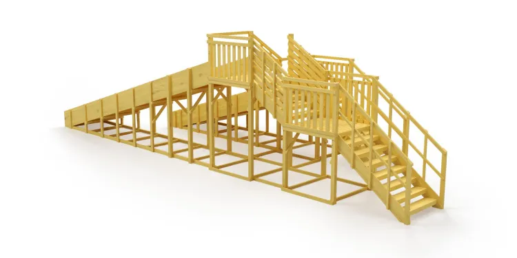 Зимняя горка Савушка Зима Wood 7/5
