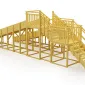 Зимняя горка Савушка Зима Wood 7/5