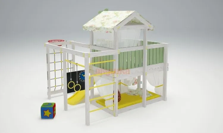 Игровой комплекс Савушка Baby 8 оливковый