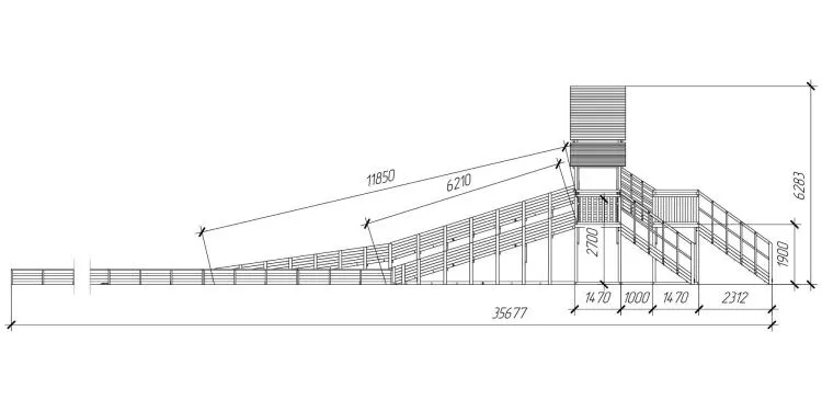 Зимняя горка Савушка Зима 11/1 (Серый Индиго)