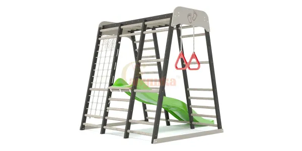 Детская игровая площадка Савушка Непоседа 1 nero-cappucino