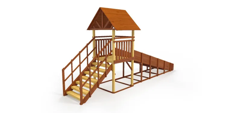 Зимняя горка Савушка Зима 5/1 (ширина ската 1,25м)