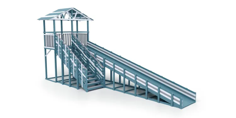 Зимняя горка Савушка Зима 8/1 (Серый Индиго)