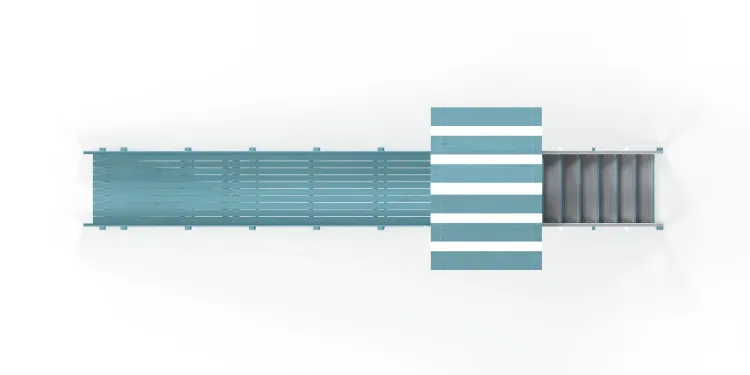 Зимняя горка Савушка Зима 5 (скат 5м) (Серый Индиго)