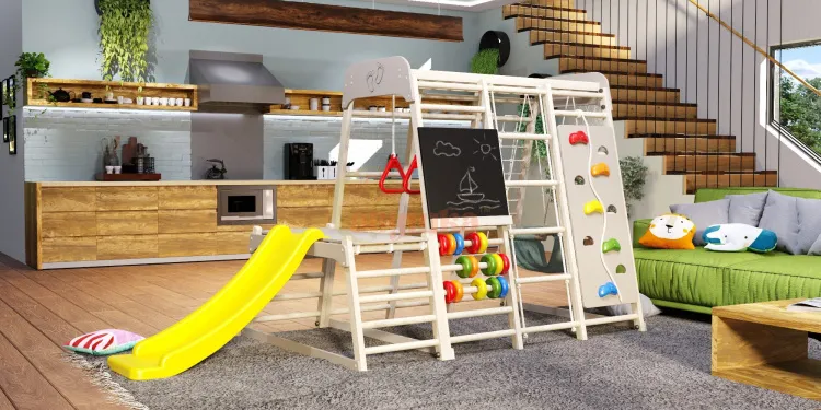 Детская игровая площадка Савушка Непоседа 6 oak