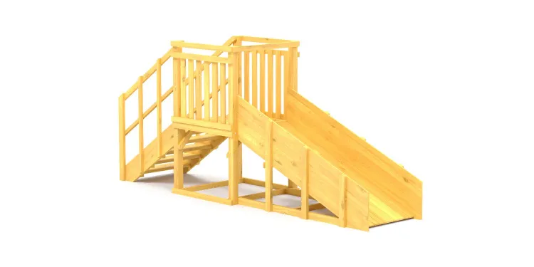 Зимняя горка Савушка Зима Wood 1