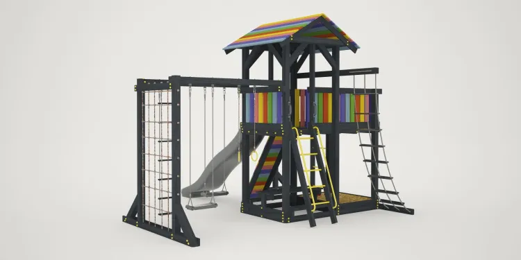 Детская площадка Савушка 3 (BLACK EDITION)