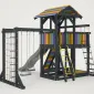 Детская площадка Савушка 3 (BLACK EDITION)