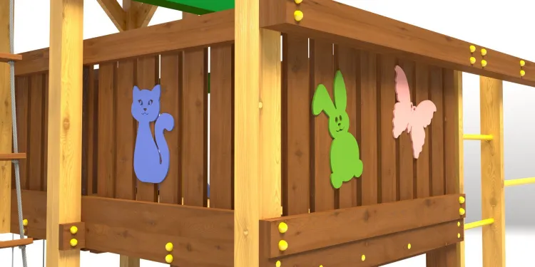 Набор декоративных элементов Девочка