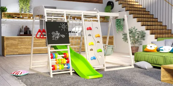 Детская игровая площадка Савушка Непоседа 9 oak