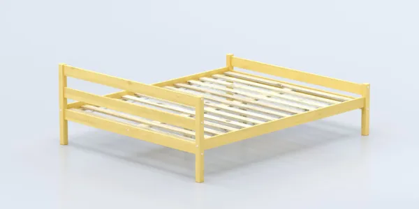 Кровать Савушка-09, 160х200, WOOD (без окрашивания)