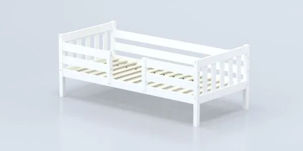 Кровать Савушка-08, 1-ярусная, 90х200, WHITE (белый)