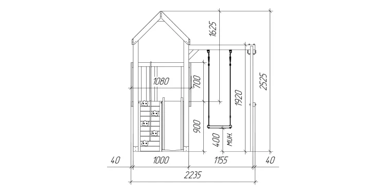 Детская площадка Савушка TooSun (Тусун) 15 (синий) Детская площадка Савушка TooSun (Тусун) 15 (синий)