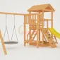 Детская площадка Савушка Мастер 2 с качелями Гнездо 1 метр