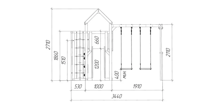 Детская площадка Савушка TooSun (Тусун) 8 (синий)
