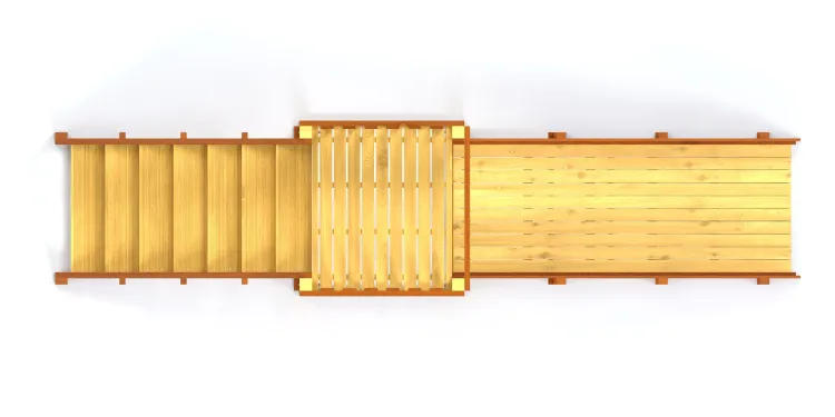 Зимняя горка Савушка Зима 2 (скат 3м)