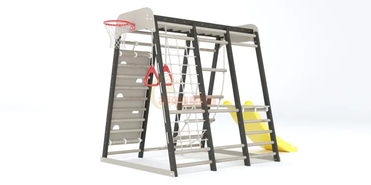 Детская игровая площадка Савушка Непоседа 2 nero-cappucino