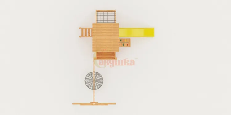 Детская площадка Савушка Мастер 2 с качелями Гнездо 1 метр