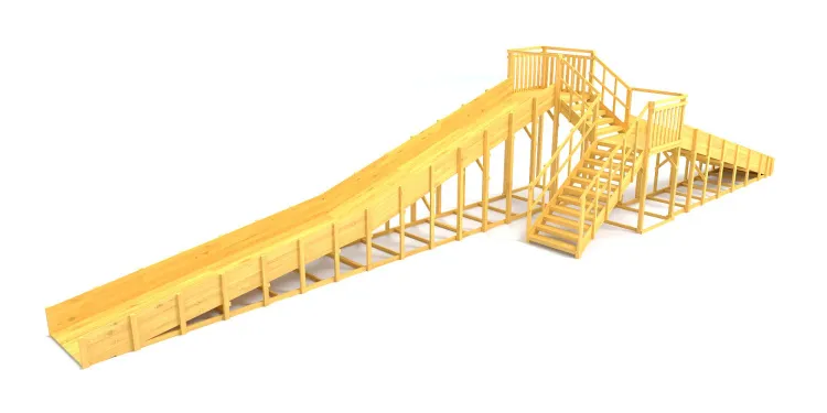 Зимняя горка Савушка Зима Wood 9/1