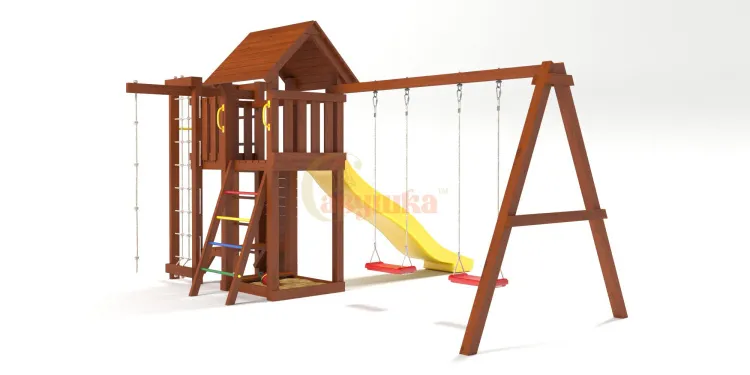 Детская площадка Савушка Мастер 10 (Махагон)