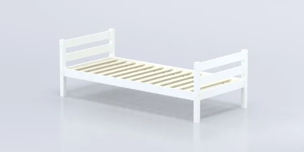 Кровать Савушка-01, 1-ярусная, 90х200, WHITE (белый) Кровать Савушка-01, 1-ярусная, 90х200, WHITE (белый)
